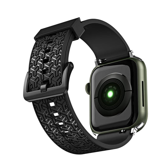 HURTEL Bracelet strap for Apple Watch 42 / 44 / 45 mm - black