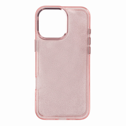 HURTEL Cover case for iPhone 16 Pro Max Glitter Case - pink with glitter