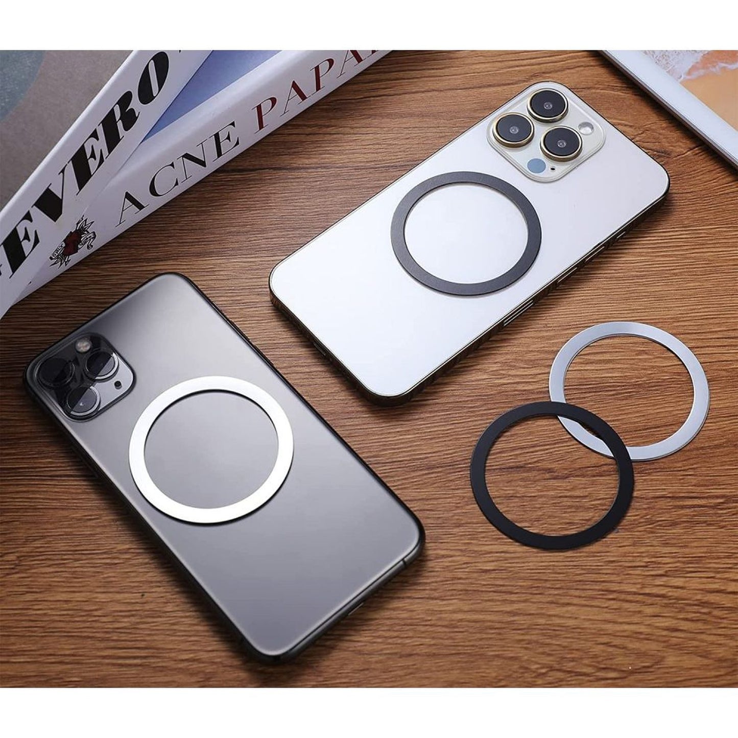 Tech-Protect Universal magnetic ring black silver - 2 pcs. – image 5