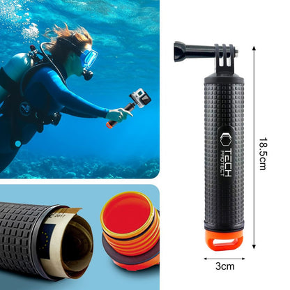Tech-Protect Buoyancy holder for GoPro / DJI sports camera - black – image 5