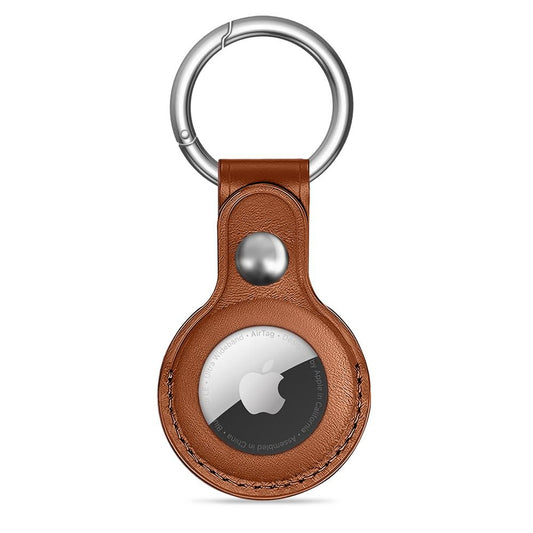 Tech-Protect Keychain case for Apple AirTag 1 / 2 NaturalFit locator - brown