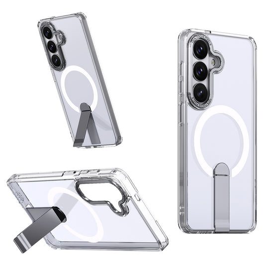 HURTEL Case cover for Samsung Galaxy S26 with Hybrid Armor X MagSafe stand - transparent