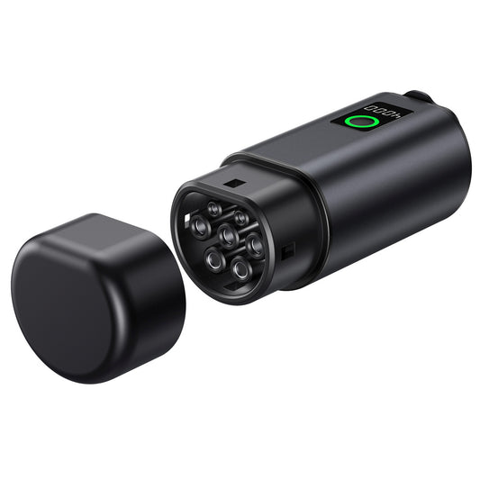 HURTEL V2L Type 2 - Schuko 3500W adapter with power display for electric cars