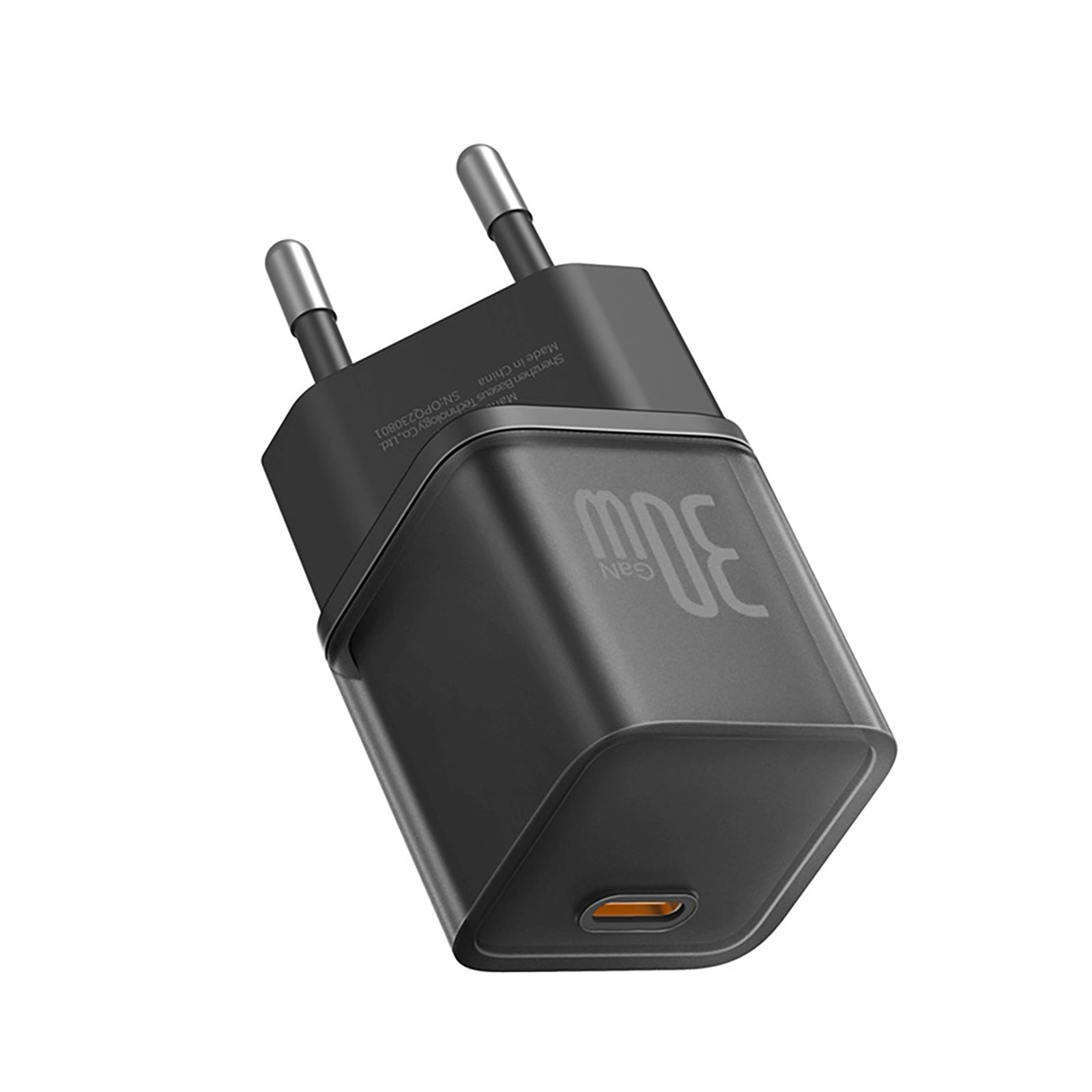 BASEUS USB-C EU GaN5S 30W wall charger - black – image 3