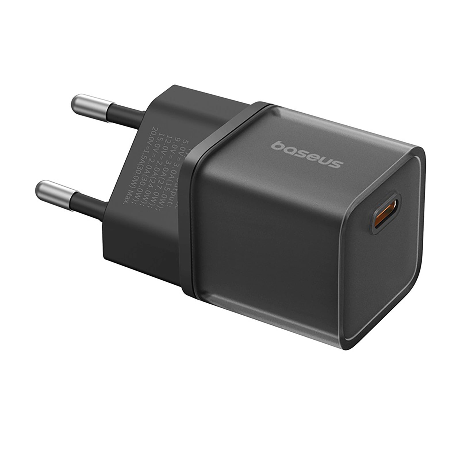 BASEUS USB-C EU GaN5S 30W wall charger - black – image 4