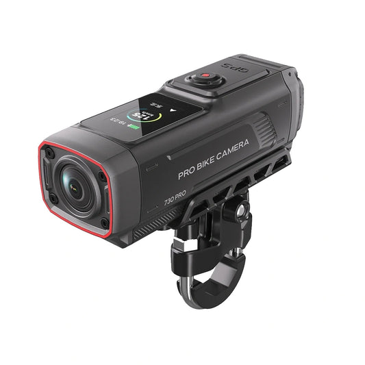 AKEEYO 4K sports video recorder camera for the handlebar, bicycle, motorcycle, 730Pro - black