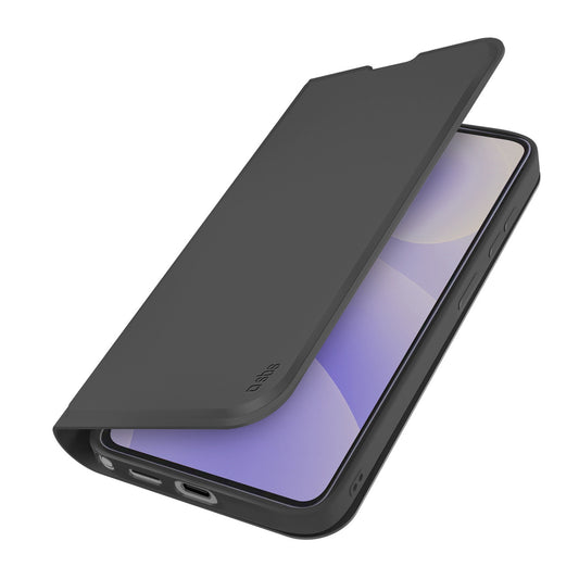 SBS Case with flap for Samsung Galaxy S26 Ultra Wallet Smooth - black