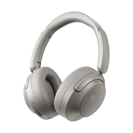 QCY Wireless on-ear headphones with LDAC and ANC noise reduction - gray