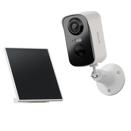 Dreame Outdoor surveillance camera with solar panel 2.5K 4MP WiFi 5200mAh - white