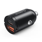 ORICO USB-A USB-C 30W car charger - black