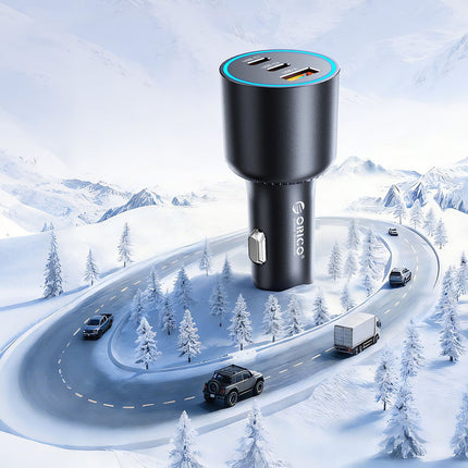 ORICO USB-A USB-C 165W car charger - black – image 9