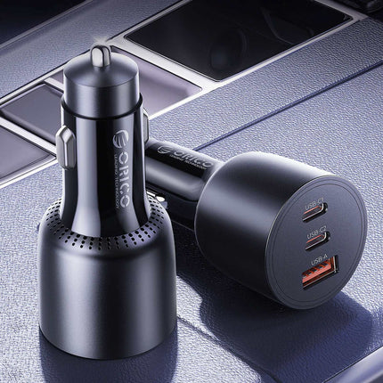 ORICO USB-C USB-A 165W car charger - black – image 3