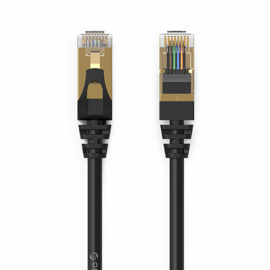 ORICO Round LAN CAT7 10Gbps RJ45 internet cable 5m - black