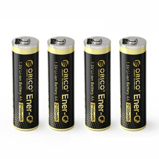 ORICO Lithium battery rechargeable AA 1.5 V 2100mWh USB-C - 4 pcs.