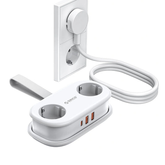 ORICO Power strip 5in1 AC USB-A USB-C GaN 20W - white