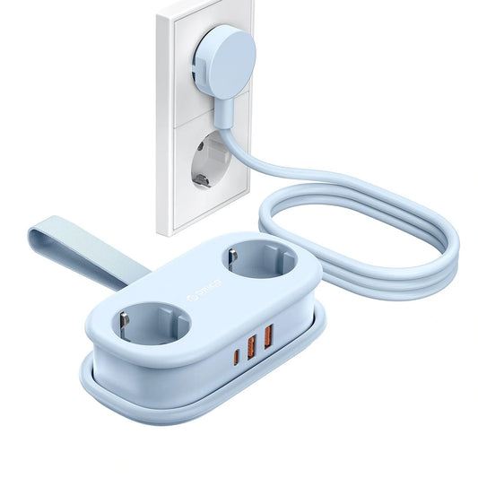 ORICO Power strip 5in1 AC USB-A USB-C GaN 20W - blue
