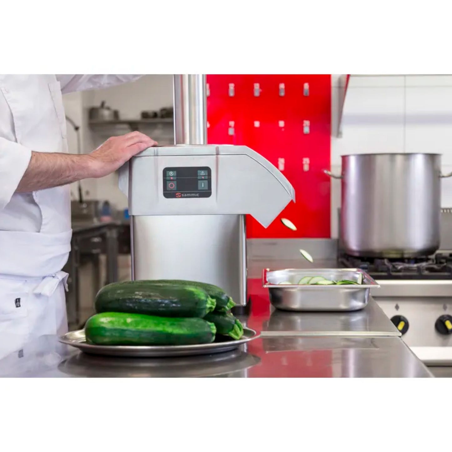 SAMMIC Electric vegetable slicer with graphic panel 5 speeds CA-3V 230 V 1500 W - Sammic 1050784 – image 5