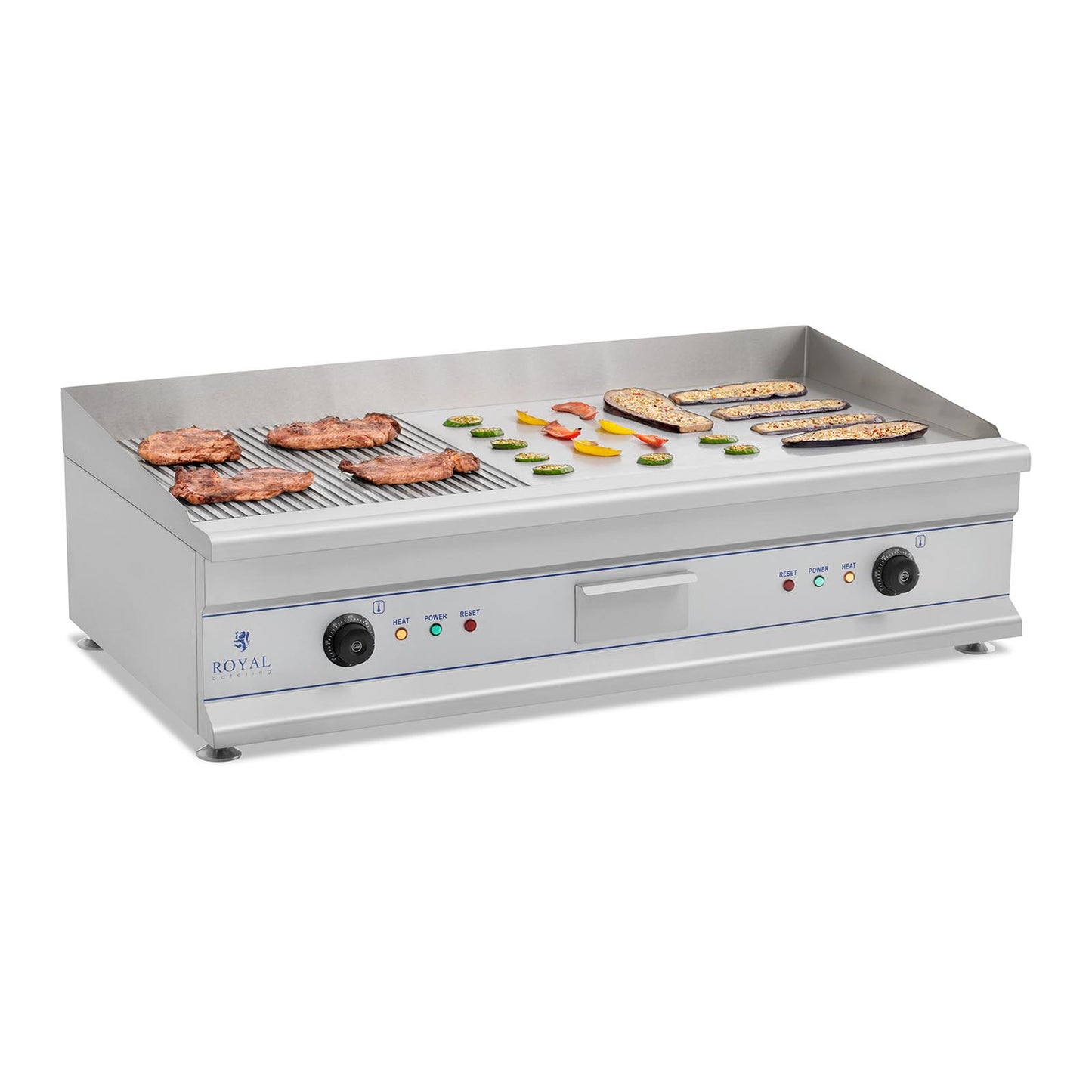 Royal Catering Electric grill 230V, double, large, grooved, 100 cm – image 4