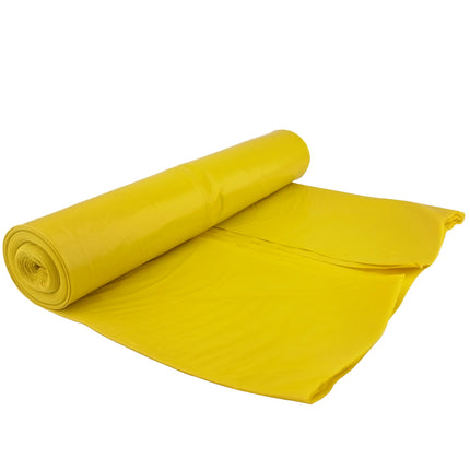 Waste bags thick 80 micro. durable roll 5pcs - yellow 240L