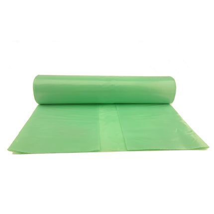 Waste bags thick 50 microns durable 25pc roll - green 120L