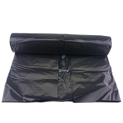 Waste bags thick 50 microns durable roll 25pcs - black 120L