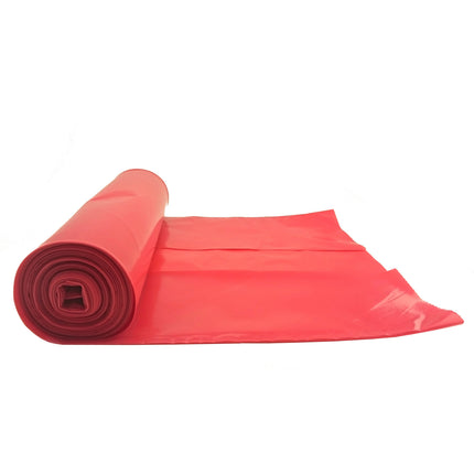 Waste bags thick 80 micro. durable roll 15pcs - red 120L