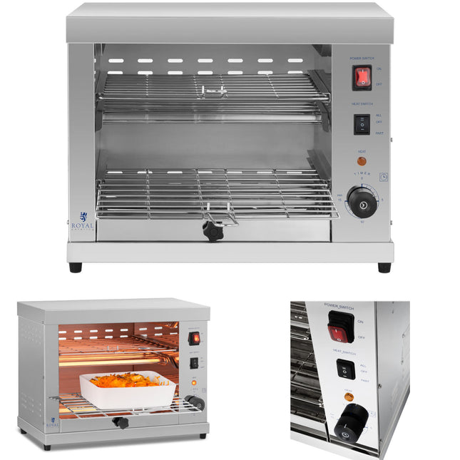 Double toaster toaster toaster salamander 3250W