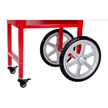 Mobile popcorn machine with wheelchair