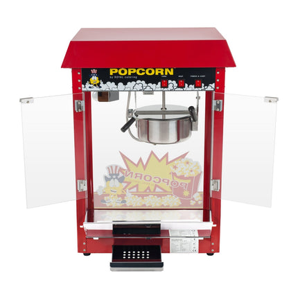 Mobile popcorn machine with wheelchair