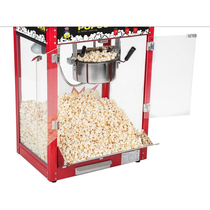 Mobile popcorn machine with wheelchair