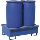 MEVA Metal tub for 2 barrels 200L 120x80cm