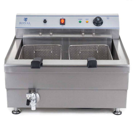 Donut or fish fryer with a shelf of 2 KOTS 24L