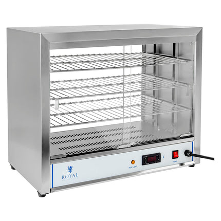 Silto ēdienu displeja vitrīna 1000W platums 64cm 