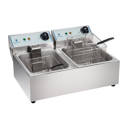 Double electric fritters 2x5L
