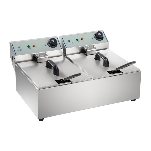 Double electric fritters 2x5L