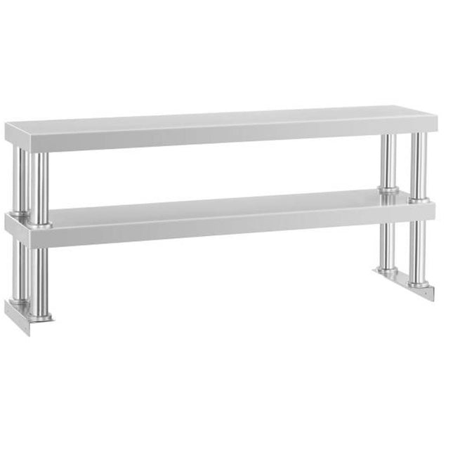 Royal Catering Steel shelves for working table for kitchens 120cm wide