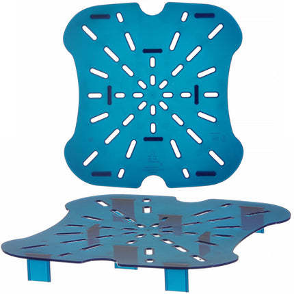 CAMBRO Artificial bottom drainer for Cambro containers 11.4 / 17.2 / 20.8 l 232x222x25 mm - blue