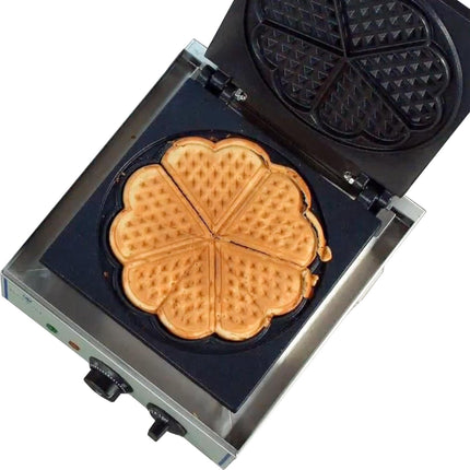 Waffle iron teflon-coated waffle ring rosette heart wr. 21cm