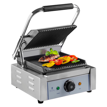 Grill contact toaster ruffled toaster Royal Catering