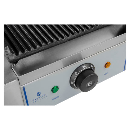 Grill contact toaster ruffled toaster Royal Catering