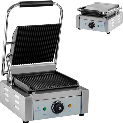 Grill contact toaster ruffled toaster Royal Catering