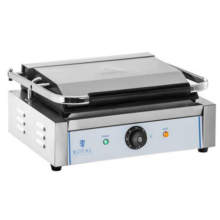 Contact barbecue contact bipartite smooth PANINI 2200W 230V Royal Catering