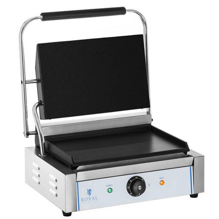Contact barbecue contact bipartite smooth PANINI 2200W 230V Royal Catering