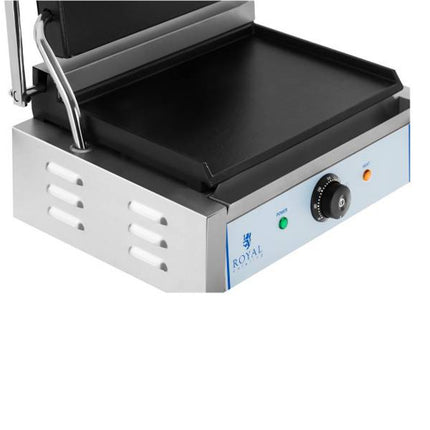 Contact barbecue contact bipartite smooth PANINI 2200W 230V Royal Catering