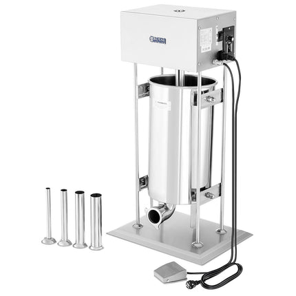 Filler for electric sausage with Royal Catering + 4 funnels 15L