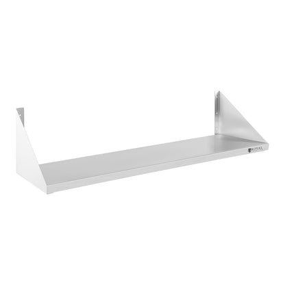 Royal Catering Single hanging wall shelf, stainless steel, 90 cm – image 2