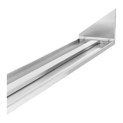 Royal Catering Single hanging wall shelf, stainless steel, 90 cm – image 6