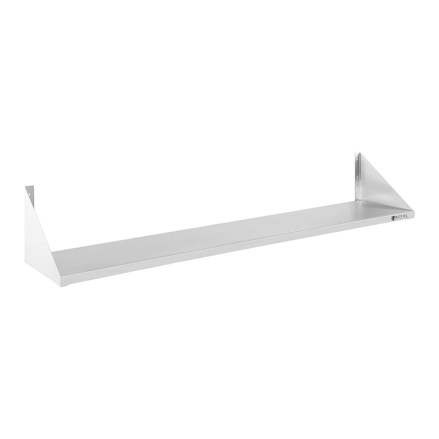 Royal Catering Single hanging wall shelf, stainless steel, 90 cm – image 10