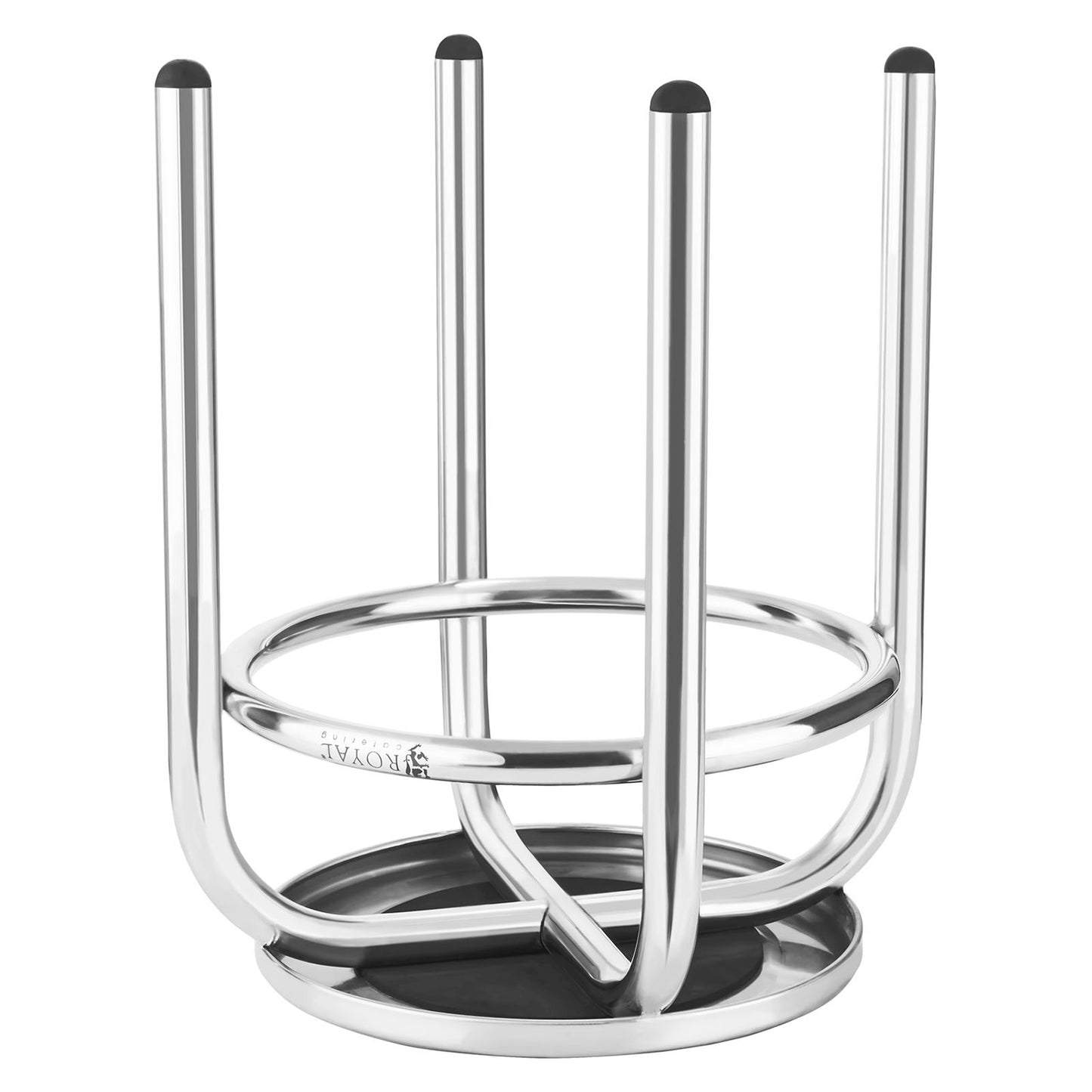 Royal Catering Round stainless steel stool for the kitchen – image 2