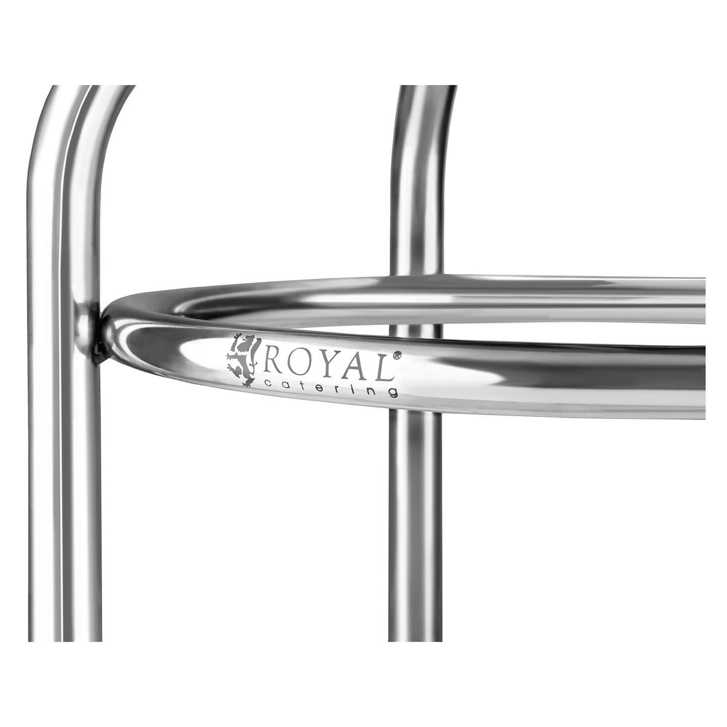 Royal Catering Round stainless steel stool for the kitchen – image 4